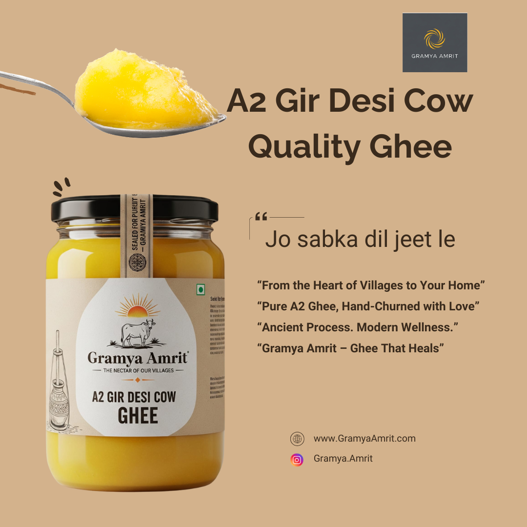 A2 Gir Cow Ghee Dolchi - Organic